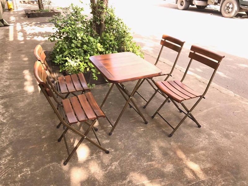 Bộ bàn ghế fansipan patio mini